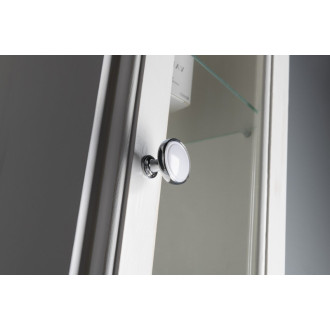 RETRO skrinka k zrkadlu 25x115x20cm, pravá, starobiela 1688