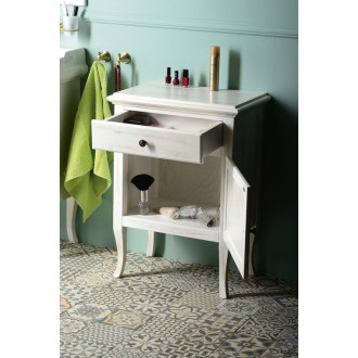 RETRO skrinka 60x80x38cm, starobiela, pravá 1693