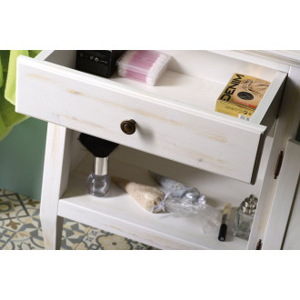 RETRO skrinka 60x80x38cm, starobiela, pravá 1693