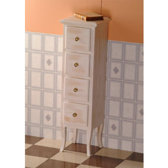 RETRO skrinka 35x119x33cm, starobiela 1694