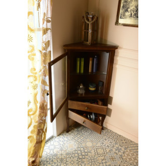 RETRO skrinka rohová 60x120x47cm, buk, ľavá 1701