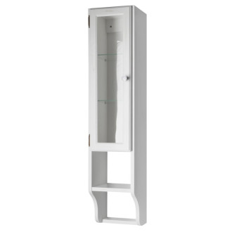 RETRO skrinka k zrkadlu 25x115x20cm, ľavá, starobiela 1706