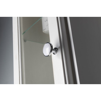 RETRO skrinka k zrkadlu 25x115x20cm, ľavá, starobiela 1706