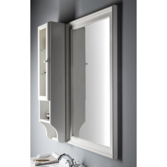 RETRO skrinka k zrkadlu 25x115x20cm, ľavá, starobiela 1706