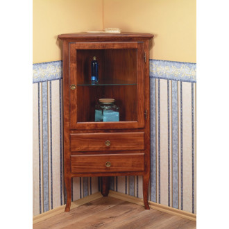 RETRO skrinka rohová 60x120x47cm, buk, pravá 1715