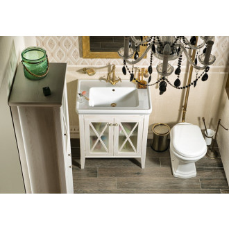 CROSS umývadlová skrinka 70x81x47cm, starobiela CR275