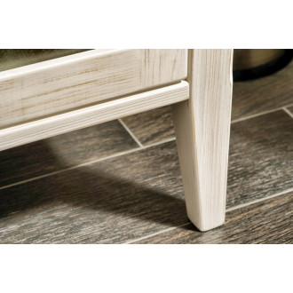 CROSS skrinka vysoká 49x170x39cm, pravá, starobiela CR213