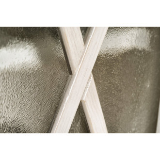 CROSS skrinka vysoká 49x170x39cm, ľavá, starobiela CR214