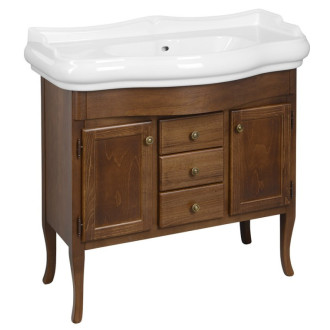 RETRO umývadlová skrinka 89x80x48cm, buk 1620