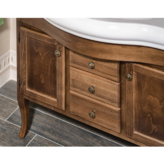 RETRO umývadlová skrinka 89x80x48cm, buk 1620