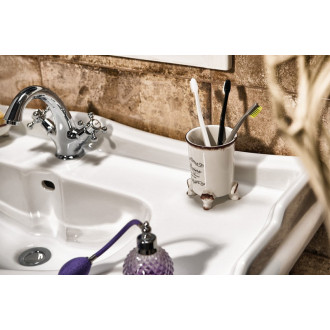 RETRO umývadlová skrinka 89x80x48cm, starobiela 1621