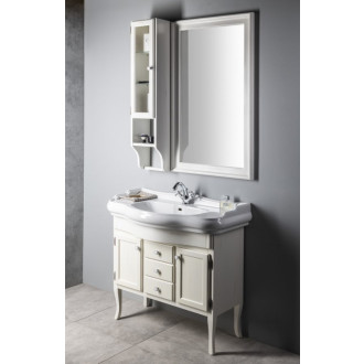 RETRO umývadlová skrinka 89x80x48cm, starobiela 1621