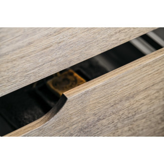 MEDIENA umývadlová skrinka 117x50,5x48,5cm, biela mat/dub graphite MD121