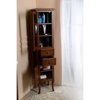 RETRO skrinka vysoká 40x170x36cm, buk, ľavá 1663