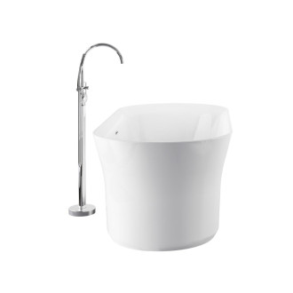 Ravak FM 080.00CR.RB07A Vaňová bat. na podlahu, so setom, chróm X070424