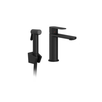 Ravak CR II 112.20BL Umýv. bat. 175 mm, s bidetovou sprškou, black X070462