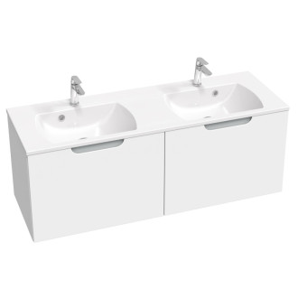 Ravak dvojumývadlo Classic II 1300 Slim white s otvormi XJX01113001