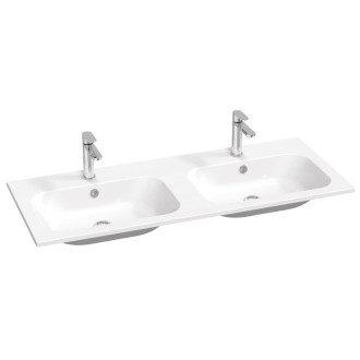 Ravak dvojumývadlo Chrome 1200 Slim white s otvormi XJG01112001