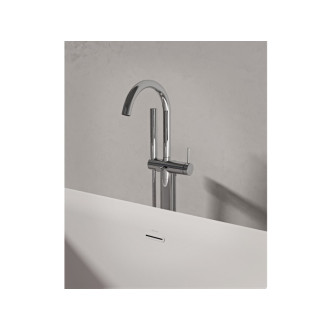 Ravak FM 082.00CR.RB07A Vaňová batéria na podlahu so setom, chróm X070436