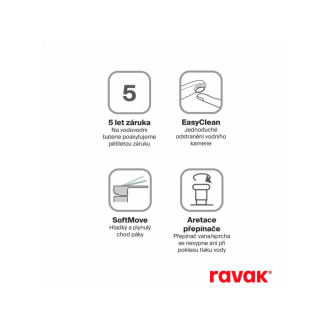 Ravak LF 022.20BL Vaňová nástenná bat. bez setu, black X070479