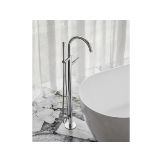 Ravak ES 080.00CR.RB07G Vaňová batéria na podlahu so setom, chrome X070499