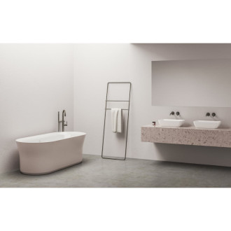 Ravak ES 080.20GB.RB07G Vaňová batéria na podlahu so setom, graphite brushed X070502