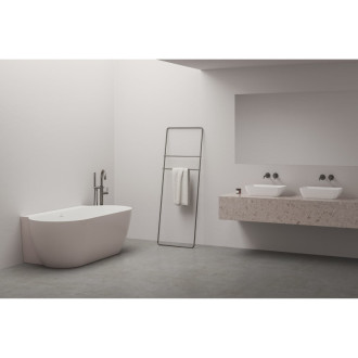 Ravak ES 080.20GB.RB07G Vaňová batéria na podlahu so setom, graphite brushed X070502