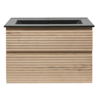 Kúpeľňová skrinka 2 zásuvková s umývadlom Naturel Savona 78x53x44, 8 cm dub Halifax mat SAVONA280DHC