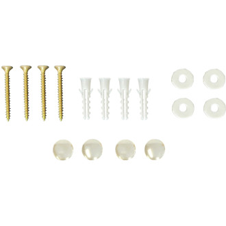 TUANA - Kúpeľňová skrinka vysoká Merito - biela matná - 35x120x28 cm