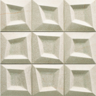 Dekor Realonda Stonehenge beige 33x33 cm reliéfny STHFR33BE