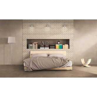 Dekor Realonda Stonehenge beige 33x33 cm reliéfny STHFR33BE