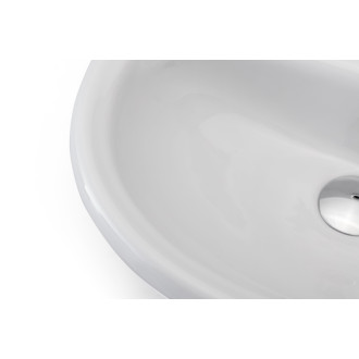 CERANO - Nástenné umývadlo Noa - biela lesklá - 50x40 cm