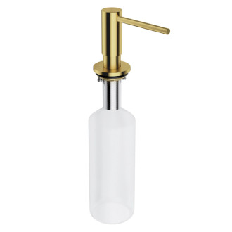 Omnires MODERN PROJECT Dávkovač saponátu, kartáčovaná mosaz MP60723BSB