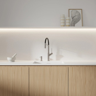 Omnires MODERN PROJECT Dávkovač saponátu, kartáčovaný nikel MP60723NI