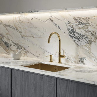 Omnires MODERN PROJECT Dávkovač saponátu, kartáčovaná mosadz MP60723BSB