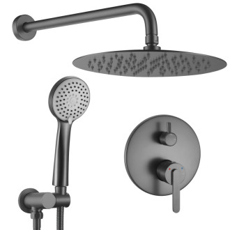 Rea Podomietková sprchová sada Rea Ontario Gun Grey + BOX REA-P5504