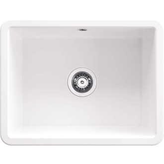 Deante LUMI jednodrez keramický bez odkvapu, biela, 430x557x220mm, s príslušenstvom ZCU_610C