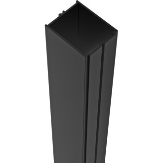 CERANO - Rozširovací profil pre sprchové dvere Antelo L/P - čierna - 30 mm