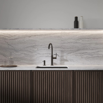 Omnires Modern Project dávkovač tekutého mydla, na dosku, grafit kartáčovaný MP60723GR