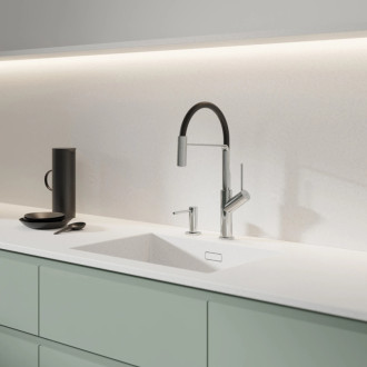 Omnires Modern Project dávkovač tekutého mydla, na dosku, chróm lesk MP60723CR