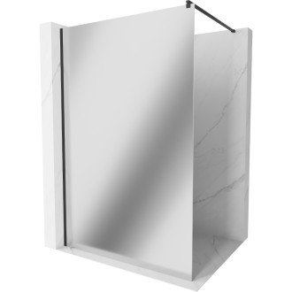 Mexen Kioto Sprchová zástena 140 x 200 cm, zrkadlo 8 mm, čierna - 800-140-101-70-50