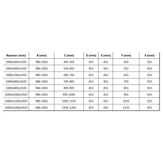 Sprchový kout Mexen Lima skládací 100 x 120 cm, průhledný, černý + plochá sprchová vanička, bílá - 856-100-120-70-00-4010B