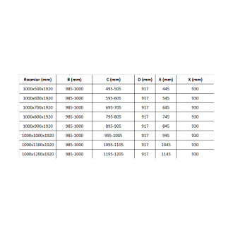 Mexen Pretoria výklopný sprchový kout 100 x 90 cm, průhledný, černý + plochá sprchová vanička - 852-100-090-70-00-4010B