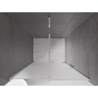 Posuvné sprchové dveře Mexen Velar 90 cm, matné, chrom - 871-090-000-31-01