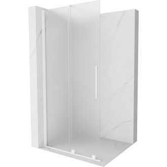 Mexen Velar posuvná sprchová zástena 85 x 200 cm, hrúbka hmly 8 mm, biela - 871-085-000-33-20