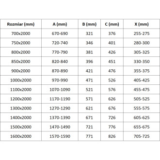 Mexen Velar Posuvná sprchová zástěna 110 x 200 cm, tloušťka mlhy 8 mm, bílá - 871-110-000-33-20