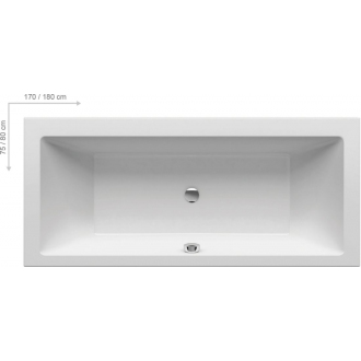 Ravak Vaňa FORMY 01 SLIM 180 x 80 snowwhite C881300000