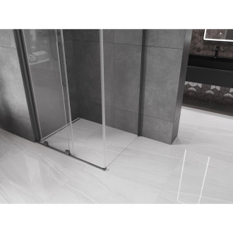 Posuvný sprchový kout Mexen Velar 90 x 120 cm, průhledný, stříbrná metalíza - 871-090-120-01-95