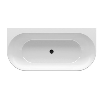 Ravak Vaňa FREEDOM W 1660x800 snowwhite/black overflow voľne stojaci XC00100033