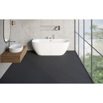Ravak Vaňa FREEDOM W 1660x800 snowwhite/black overflow voľne stojaci XC00100033